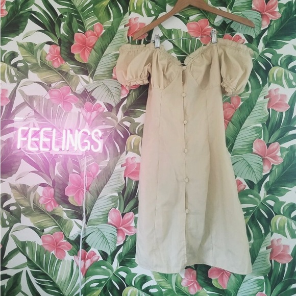 NWT Nasty Gal Button My Way Bustier Mini Dress - Picture 6 of 7